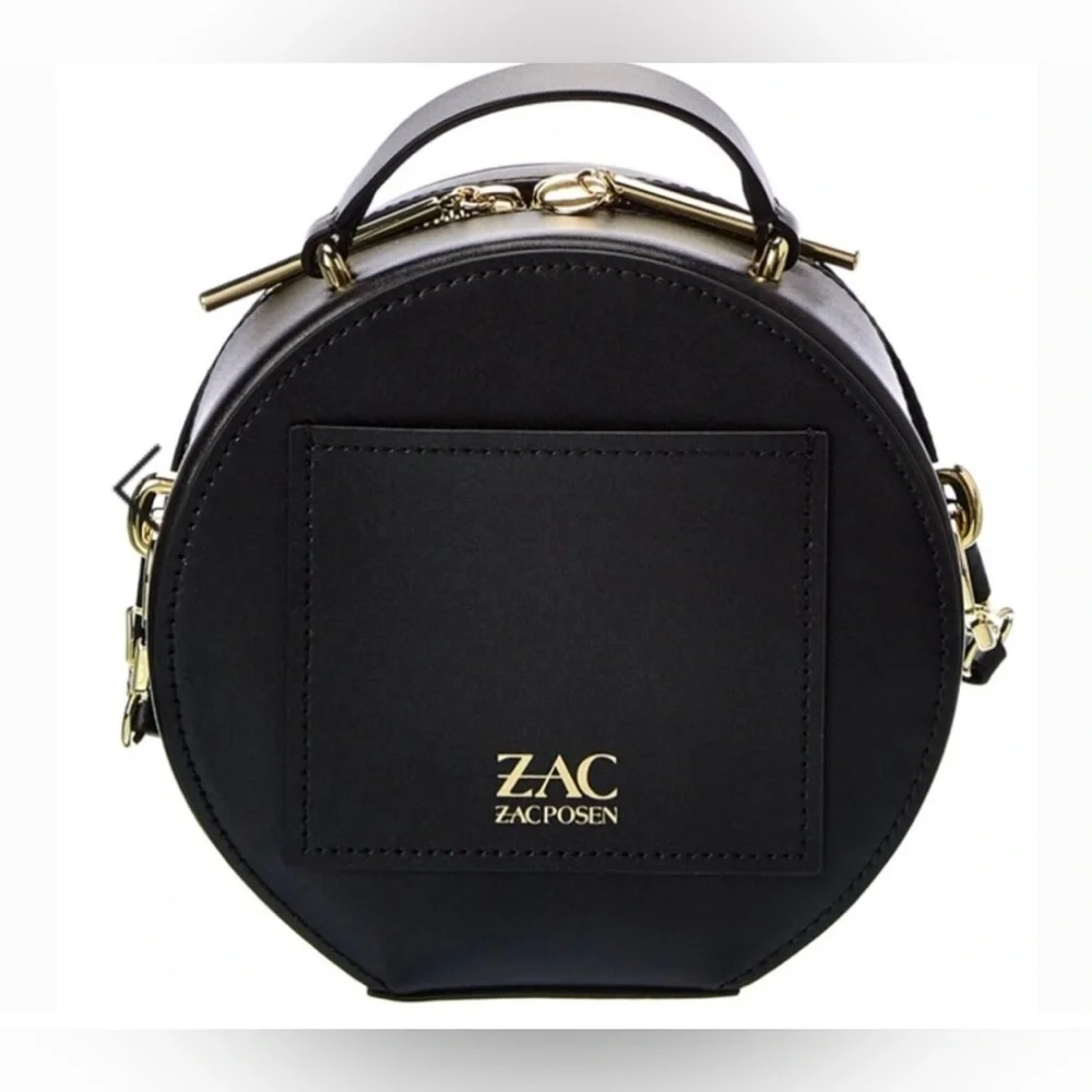 Zac Posen Eartha Leather Round Top Bag - Picture 1 of 6